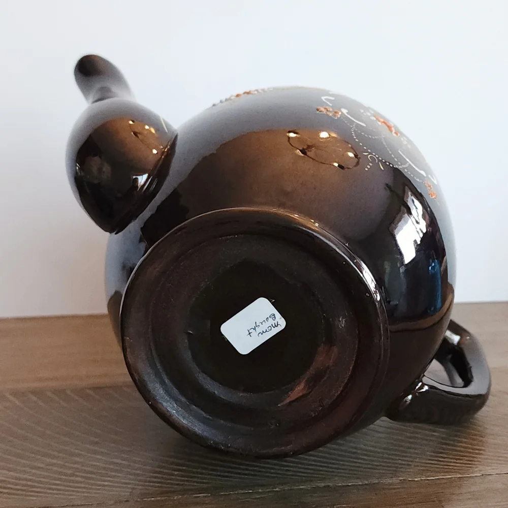1940s‎ Vintage Japanese Moriage Teapot